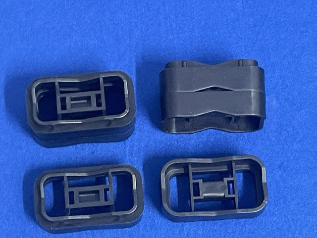 OD-1074 TCP360 Deltec Equiv Acetal Stackable Spacer, Blk, .02 lbs, 100/pk