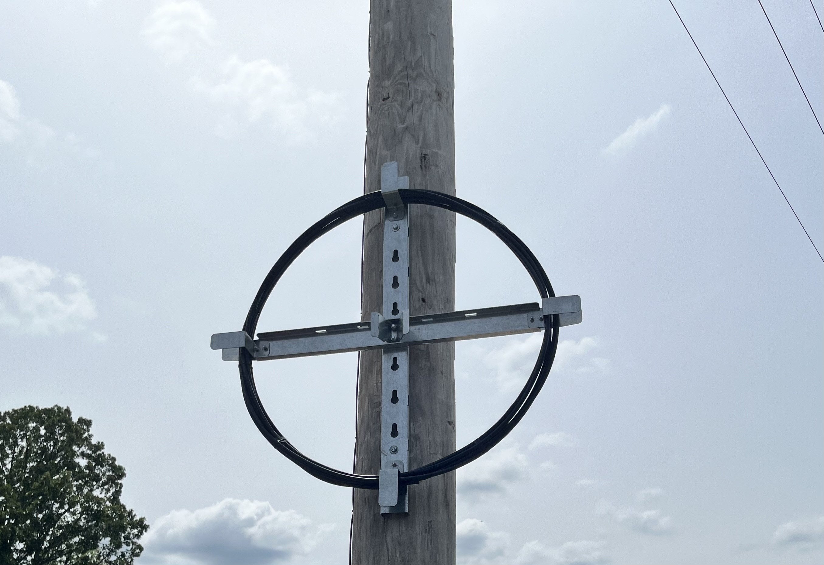 Slack Storage Power ODPMFSS Pole Mount Fiber Slack Storage Bracket 20 lbs · ODEM Industries