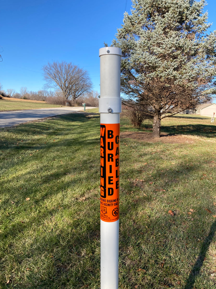 Pvc Utility Post PVC Marker Posts · ODEM Industries